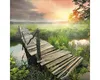 Giclée Leinwandbild Lonely Lake III 80x80 cm Produktbild-Vorschau 1