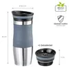 Thermobecher 400 ml inklusive 1 Extradeckel Produktbild-Vorschau 3