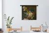 MuchoWow® Wandteppich Wandbehang Stilleben mit Blumen - Produktbild-Vorschau 3