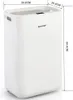 A white dehumidifier with dimensions indicated by measurement lines and text. Anteprima dell’immagine prodotto