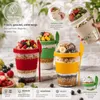 Müslibecher 4er Set Joghurtbecher To Go Lunchbox Müsli Produktbild-Vorschau 3