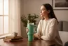 LS-LebenStil XL Edelstahl Trinkbecher Grün 1200ml mit Griff Produktbild-Vorschau 8