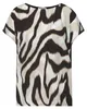 Street One printed mat-mix shirt espresso brown 36 Produktbild-Vorschau 1