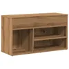 vidaXL Lavica na topánky Artisan dub 80x30x45 cm Materiál Náhľad obrázku produktu 1