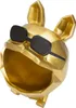 Mauro Ferretti Dekofigur Hund Ø17x23,5 cm gold schwarz Produktbild-Vorschau 4