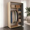 Kleiderschrank auf Rollen 100 cm Ostila Produktbild-Vorschau 3