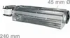 Querstromlüfter 240mm TypA Motor links Produktbild-Vorschau 8