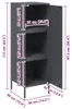 vidaXL Deska barowa antracyt 36x39x113 cm stalowa Podgląd zdjęcia produktu 8