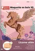Maquette 3D en bois - Licorne ailée Voir les images du produit 2