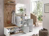 Kompaktgarderobe COMO in weiß / Artisan Eiche Nb., (BxHxT) Produktbild-Vorschau 3