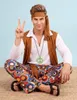 Hippie kostým pre mužov s farebnou čelenkou XL Náhľad obrázku produktu 4