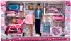 A toy family set in its packaging, featuring dolls and accessories for a baby. Náhľad obrázku produktu
