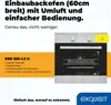 Exquisit Einbaubackofen EBE 555-1.2 U | Produktbild-Vorschau 2