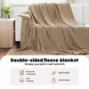 vidaXL koc polarowy camel 240 x 270 cm Podgląd zdjęcia produktu 5