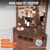 VEVOR Industrialna narożna szafka barowa, stolik na wino i Podgląd zdjęcia produktu 6