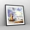 Gerahmtes Poster - Schwarzer Rahmen - Fischer Schiff Fan - Produktbild-Vorschau 8