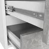 Kleine Kommode AKORD CL100 Weiß, Beton 100 cm 6 Schubladen Produktbild-Vorschau 5