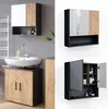 Badspiegelschrank Vicco Irma Goldkraft Eiche/Anthrazit 54 x Produktbild-Vorschau 2