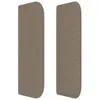 vidaXL Kopfteil mit Ohren Taupe 93x16x78/88 cm Stoff - Produktbild-Vorschau 4