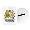 VEGGaner Spardose Lustiges Avocado Ei Motiv Veganer Produktbild-Vorschau 3