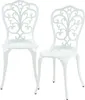 Two white bistro chairs are shown against a white background. Náhled obrázku produktu