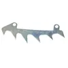 A metal chainsaw part with sharp teeth. Anteprima dell’immagine prodotto