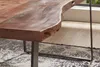 Esstisch Baumkante massiv Akazie nussbaum 140 x 80 schwarz Produktbild-Vorschau 6