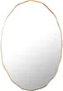 Eleganter Wandspiegel ELEGANCIA 100cm gold ovales Design Produktbild-Vorschau 1