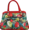 Laura Vita Damen Henkeltasche Umhängetasche Blumen Muster Produktbild-Vorschau 5
