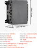 Amplificatore per auto SucceBuy a 4 canali, amplificatore Anteprima dell’immagine prodotto 7