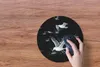 MuchoWow® Mauspad Mousepad Vogel - Schwarz - Schwarm 30x30 Produktbild-Vorschau 3