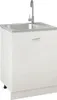 Küchenspüle mit Abtropfset Silbern 500x600x155 mm Edelstahl Produktbild-Vorschau 4