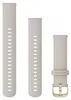 Garmin vervangende siliconen band, 18 mm, beige/lichtgoud, Productafbeelding-voorbeeld 1