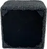 Bouclé-Hocker ROLF 40x40 cm mit Stauraum – aufklappbarer Produktbild-Vorschau 4