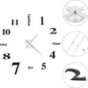 vidaXL 3D-Wanduhr Modernes Design 100 cm XXL Schwarz Produktbild-Vorschau 1