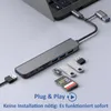 Rolio USB C Hub, 4x USB-A, 2x SD/TF Kartenleser, 1x USB-C, Produktbild-Vorschau 3