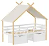 Hausbett 'Surnadal' 90 x 200 cm mit Rausfallschutz, Leiter Produktbild-Vorschau 2
