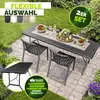Lot de 2 chaises de jardin tillvex® empilables et Voir les images du produit 3