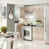 Meuble haut de cuisine 80 cm VERMINA - blanc / cappuccino Voir les images du produit 4