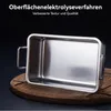Edelstahl Bräter mit Rost 40x30x10 cm – Rechteckiger Produktbild-Vorschau 4