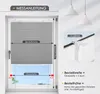 Grandekor Plissee klemmfix ohne Bohren Hellgrau 50x130cm Produktbild-Vorschau 5