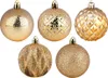 Bruchsichere Weihnachtskugeln Gold 6 cm 35 St. Produktbild-Vorschau 4