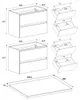 Rodan Waschbeckenunterschrank 160cm - Hängend - Kaschmir Produktbild-Vorschau 7