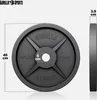 GORILLA SPORTS® Olympia Hantelscheiben - 20kg Gewichte, Produktbild-Vorschau 3