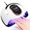 Nageltrockner, 168 W, schnelle Gel-Nagelhärtungslampe, Produktbild-Vorschau 1