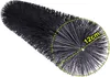A close-up view of a black brush with a yellow dashed circle indicating its diameter. Produktbild-Vorschau