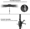 KOMFOTTEU φ2,3 m záhradný slnečník s dvojitou strieškou, Náhľad obrázku produktu 2