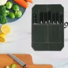 Gewachste Canvas-Messertasche mit 7 Fächern, Produktbild-Vorschau 5
