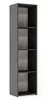 Scaffale LONI 160x40 cm – Design minimalista in grigio | 4 Anteprima dell’immagine prodotto 2