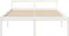 vidaXL Seniorenbett Weiß 160x200 cm Massivholz Kiefer Produktbild-Vorschau 4